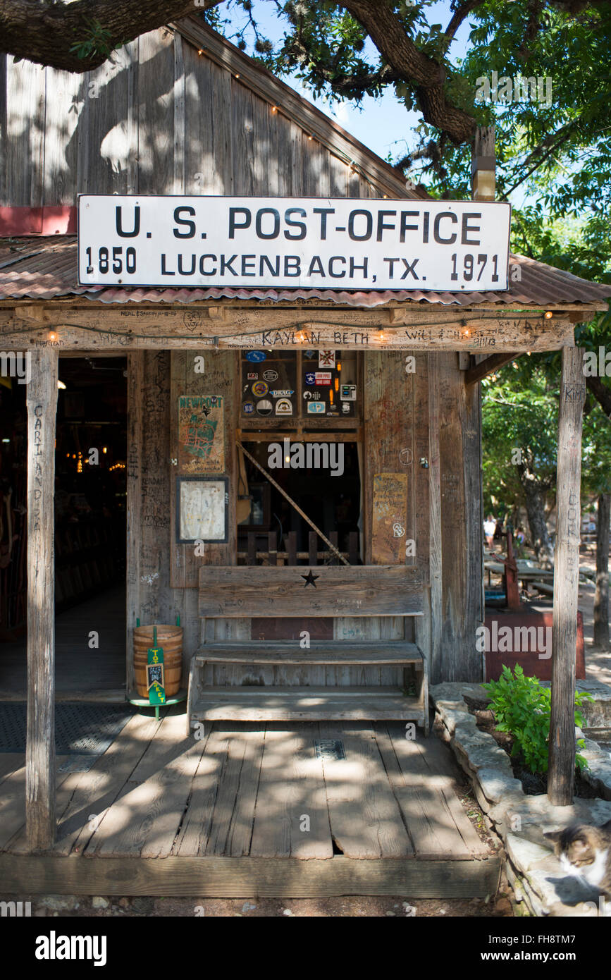 Luckenbach, Texas USA Stockfoto