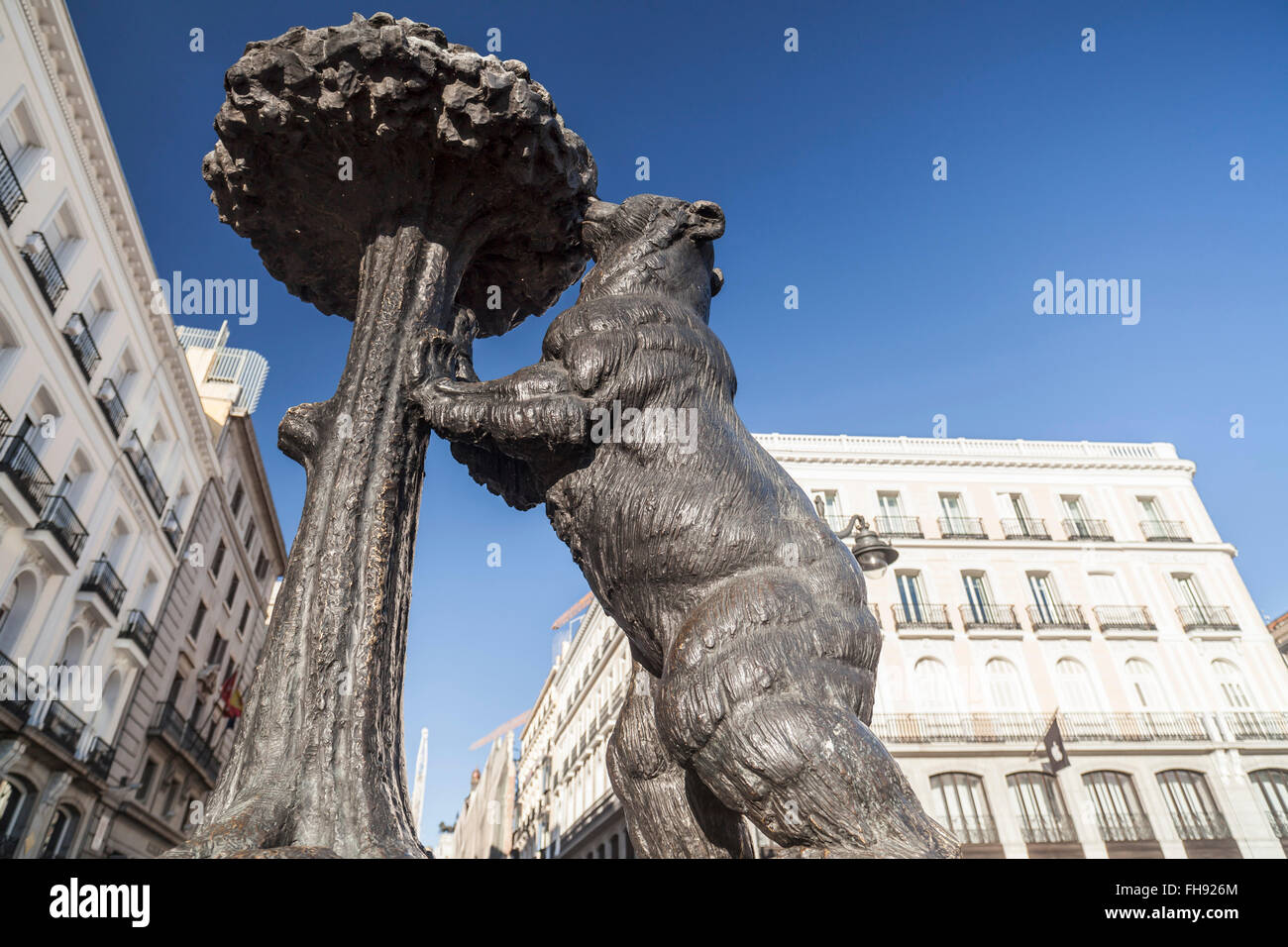 Madrid.Plaza Sol. Stockfoto