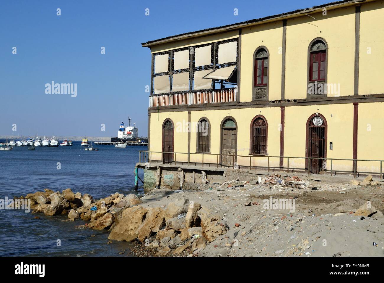 Club-Liberalen in PAITA. Abteilung von Piura. Peru Stockfoto