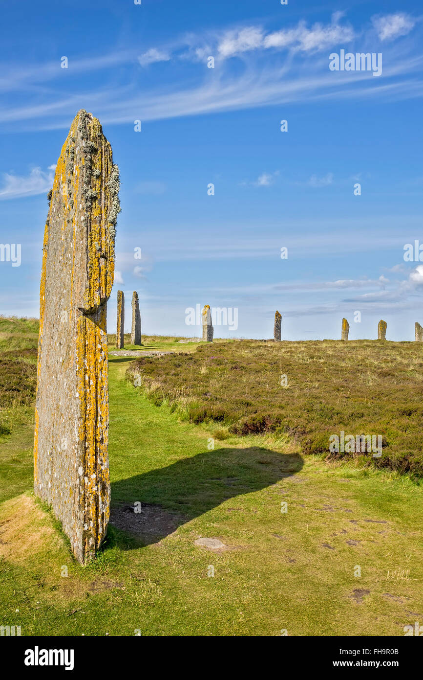 Ring Of Brodgar Orkney Islands UK Stockfoto