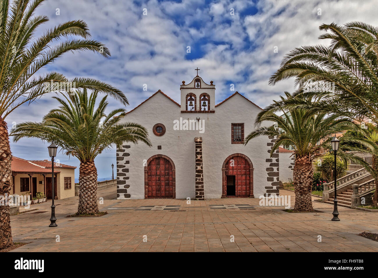 Kirche Santo Domingo La Palma Spanien Stockfoto