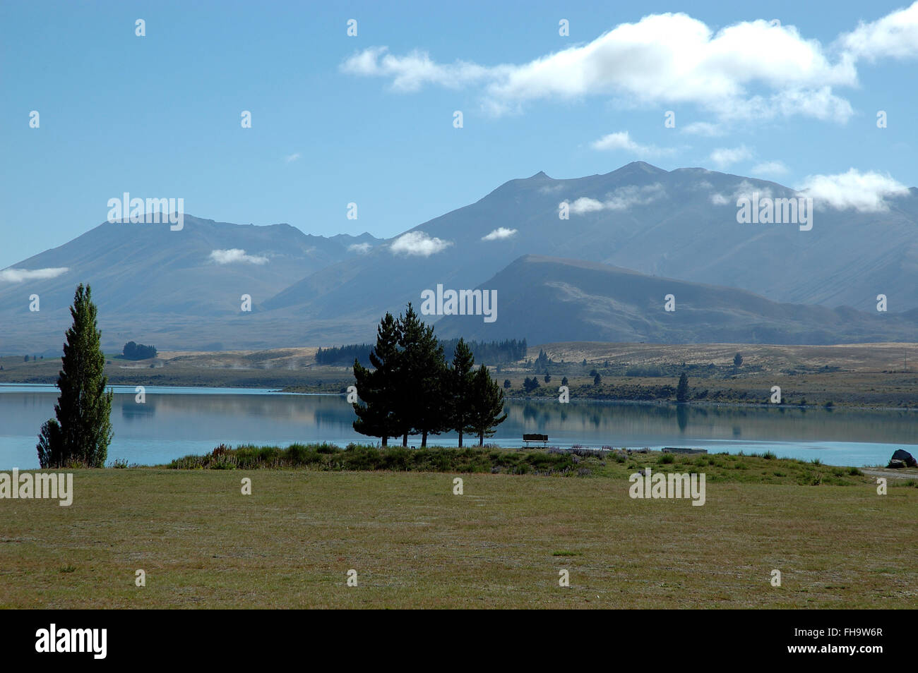 Tekapo See, Canterbury,, Mackenzie Country, Südinsel, Neuseeland Stockfoto