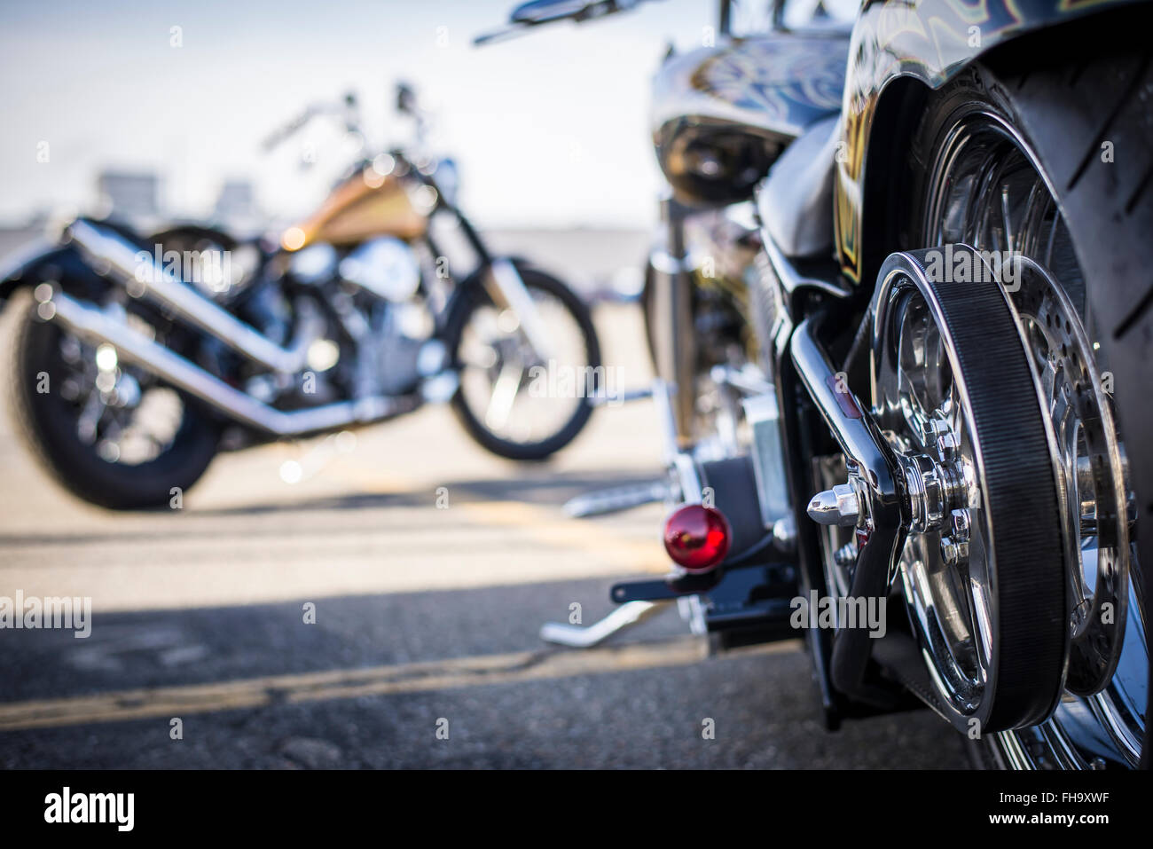 Custom-Bikes Stockfoto