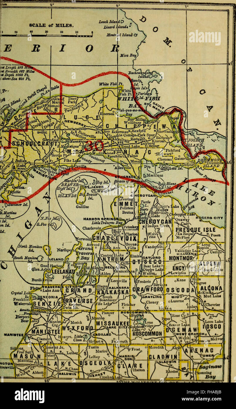 Amtliches Verzeichnis der Michigan und legislative Handbuch für die Jahre (1901) Stockfoto