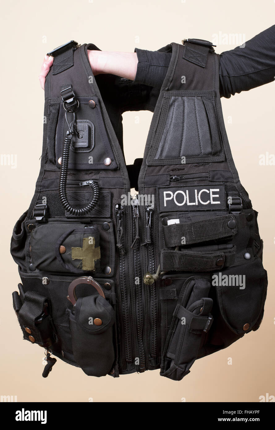 Polizei taktische Weste Stockfotografie - Alamy
