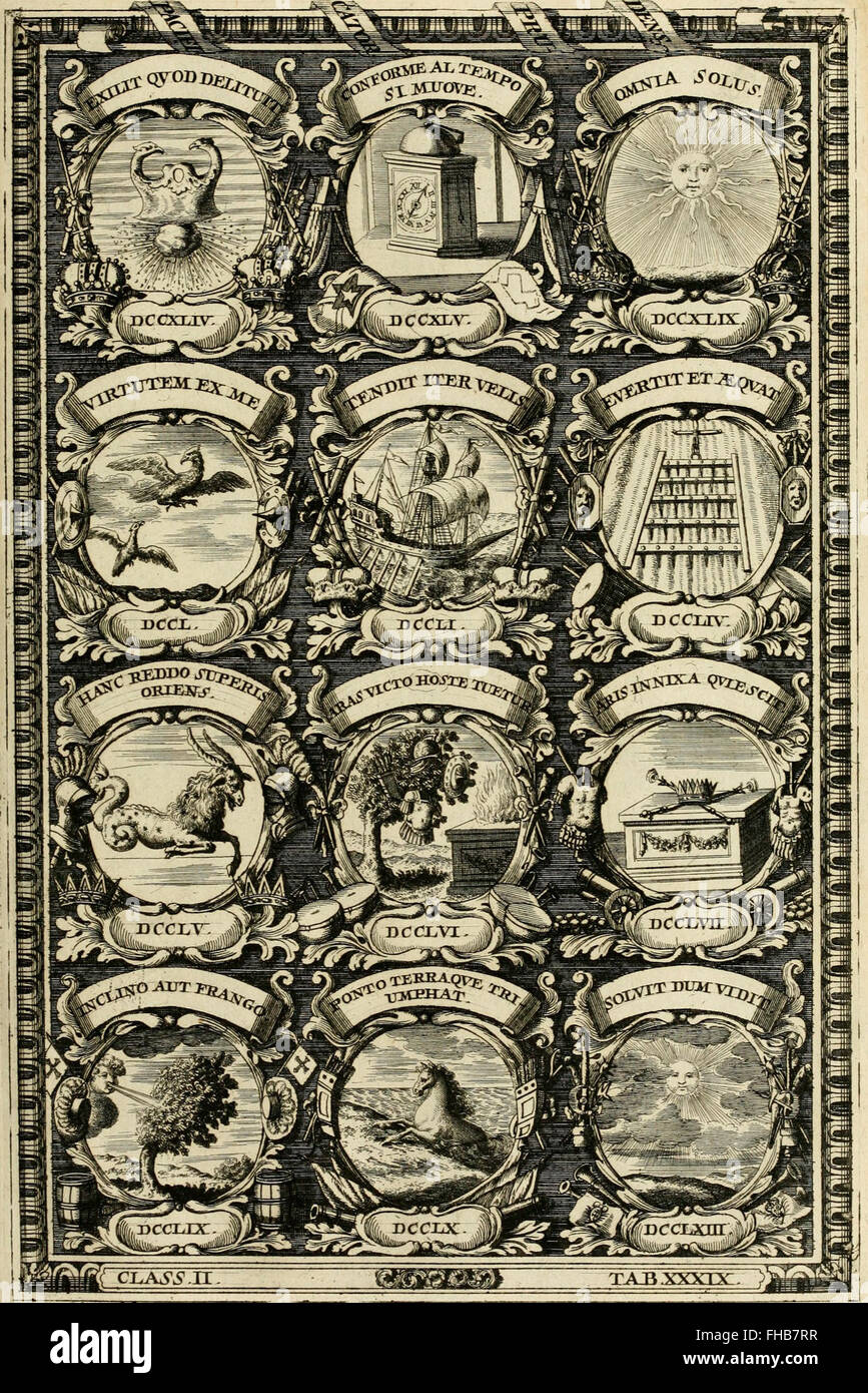 Symbolographia, eine Abhandlung von 1702 über die Kunst des Symbolismus ...