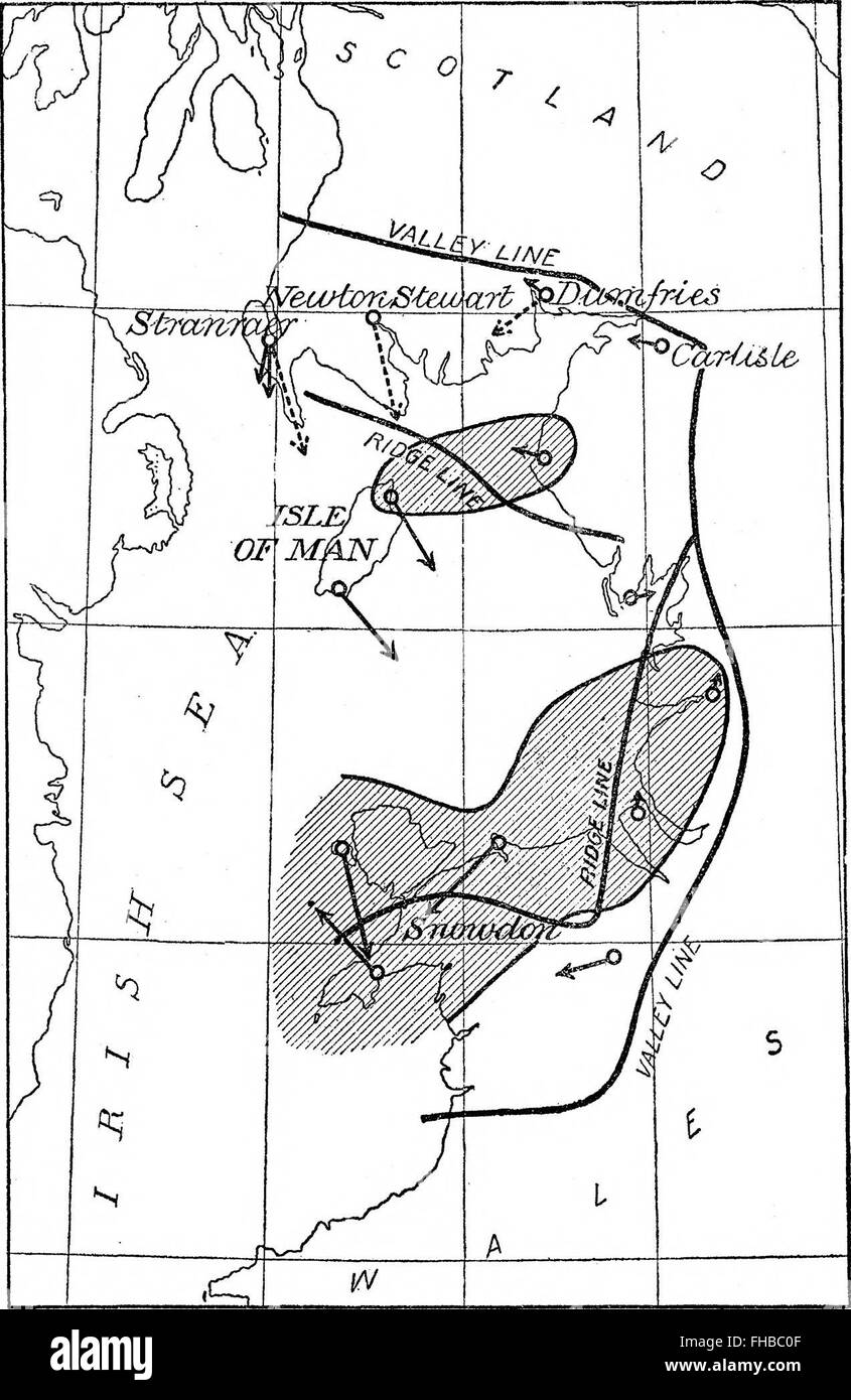 Die Bakerian Lecture-A magnetische Untersuchung der britischen Inseln für die Epoche 1. Januar 1886 (1890) Stockfoto