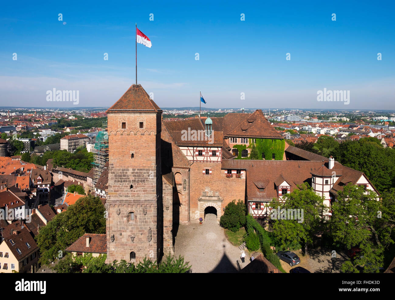 Deutschland, Bayern, Mittelfranken, Nürnberg, Kaiserburg Stockfoto