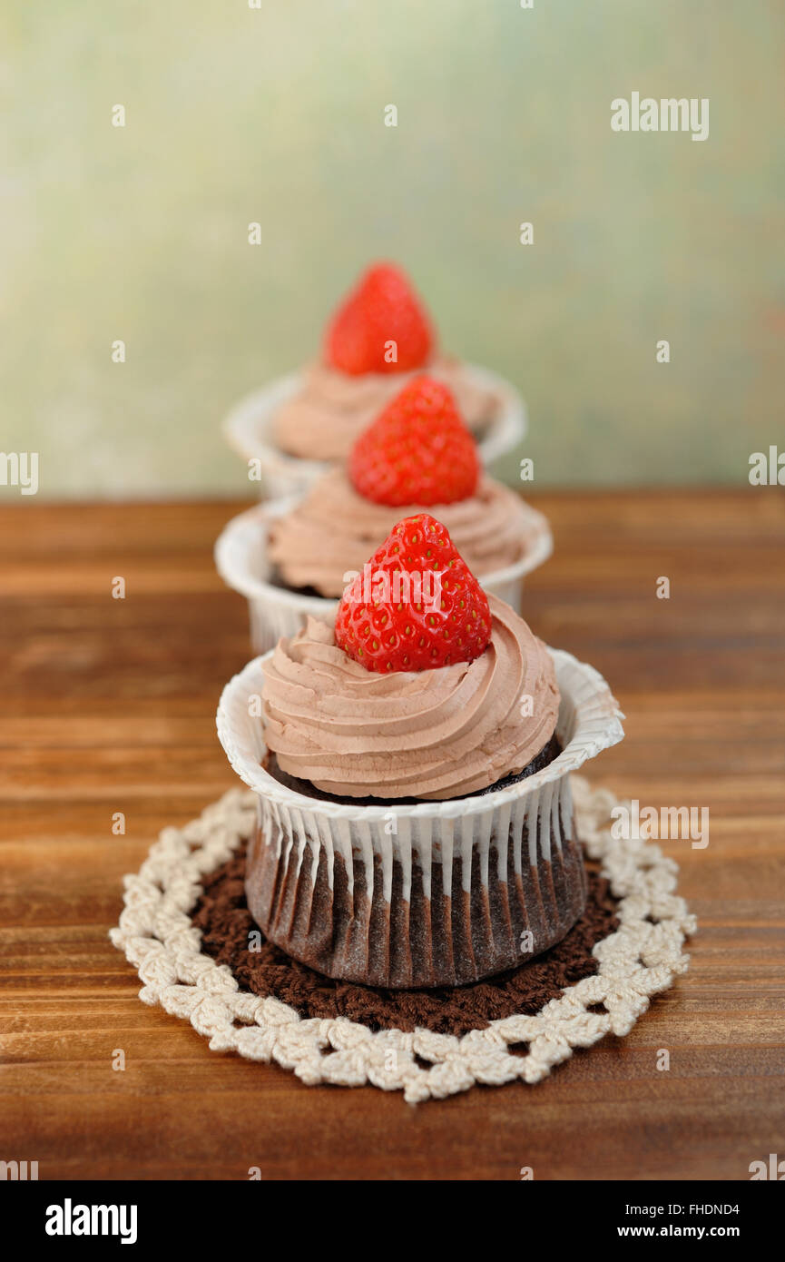 Schokolade Kuchen Stockfoto