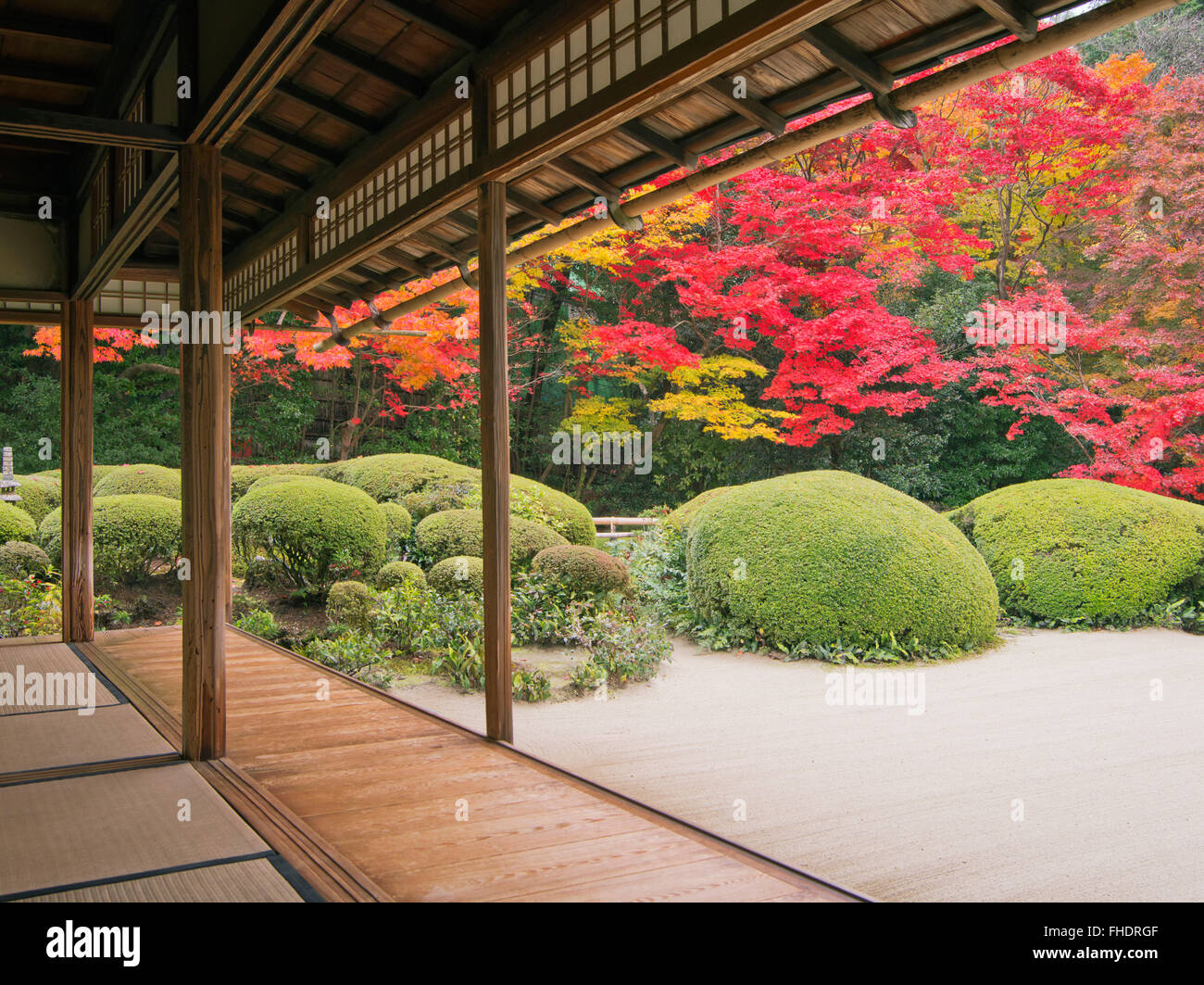 Japanische Traditionshaus Interieur Stockfoto