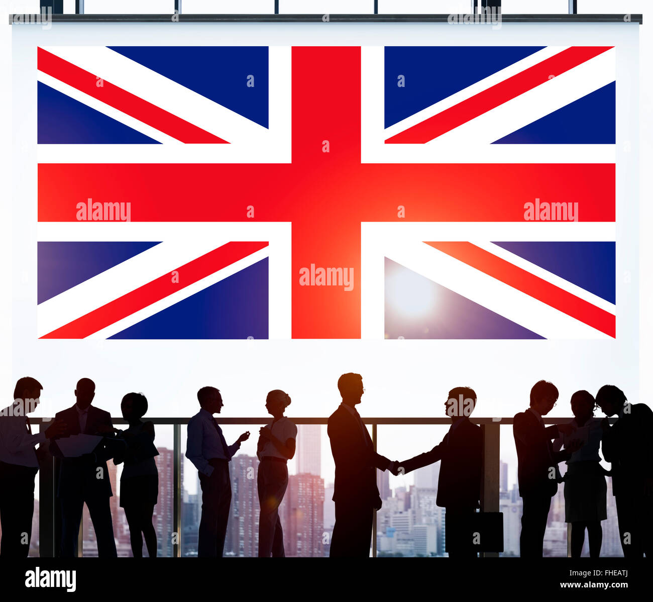 England Flagge Nationalität Kultur Liberty Konzepts Stockfoto