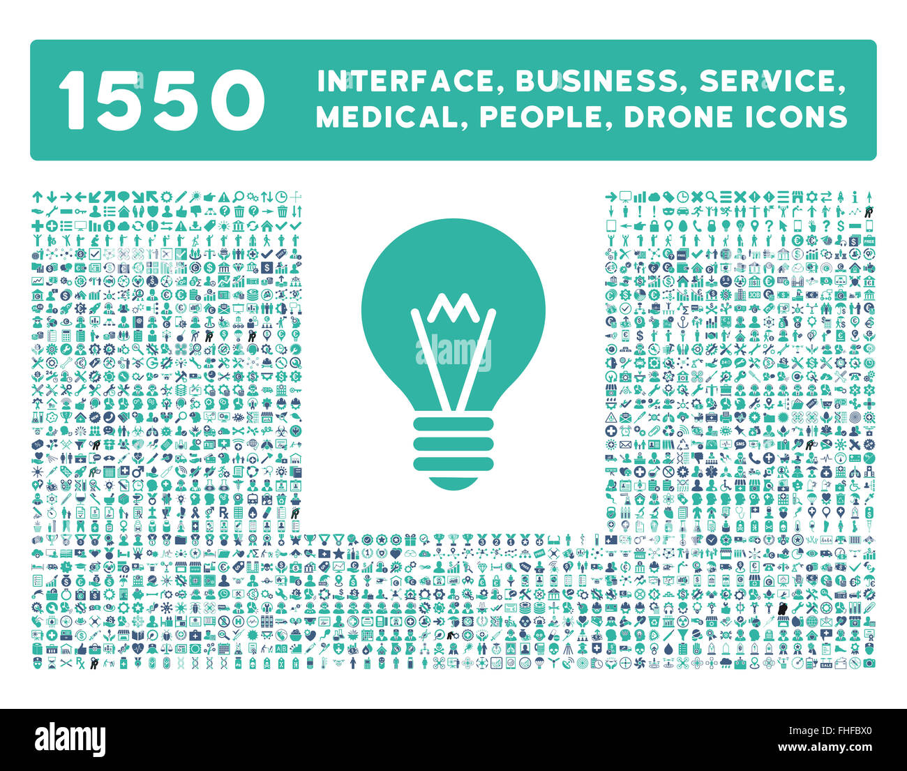 Schnittstelle, Geschäft, Werkzeuge, Menschen, Medizin, vergibt Glyphe Icons Stockfoto