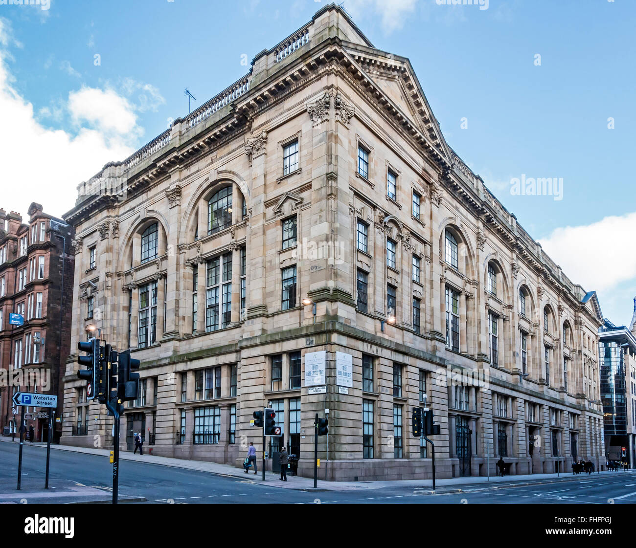 Atrium Court Bürogebäude in Glasgow Schottland Stockfoto