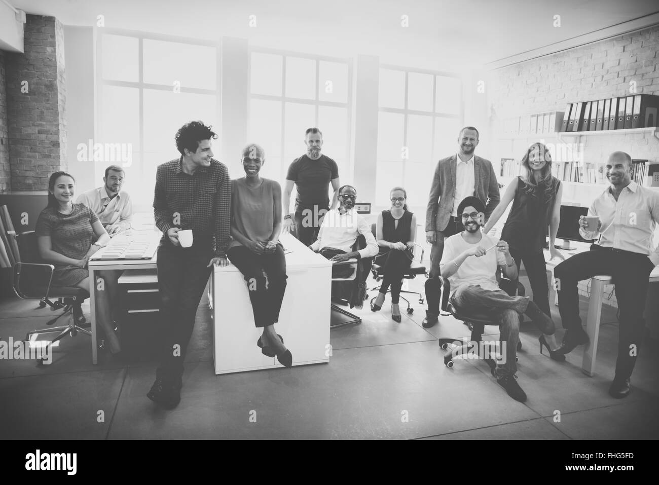 Business Team Fachberuf Arbeitsplatzkonzept Stockfoto