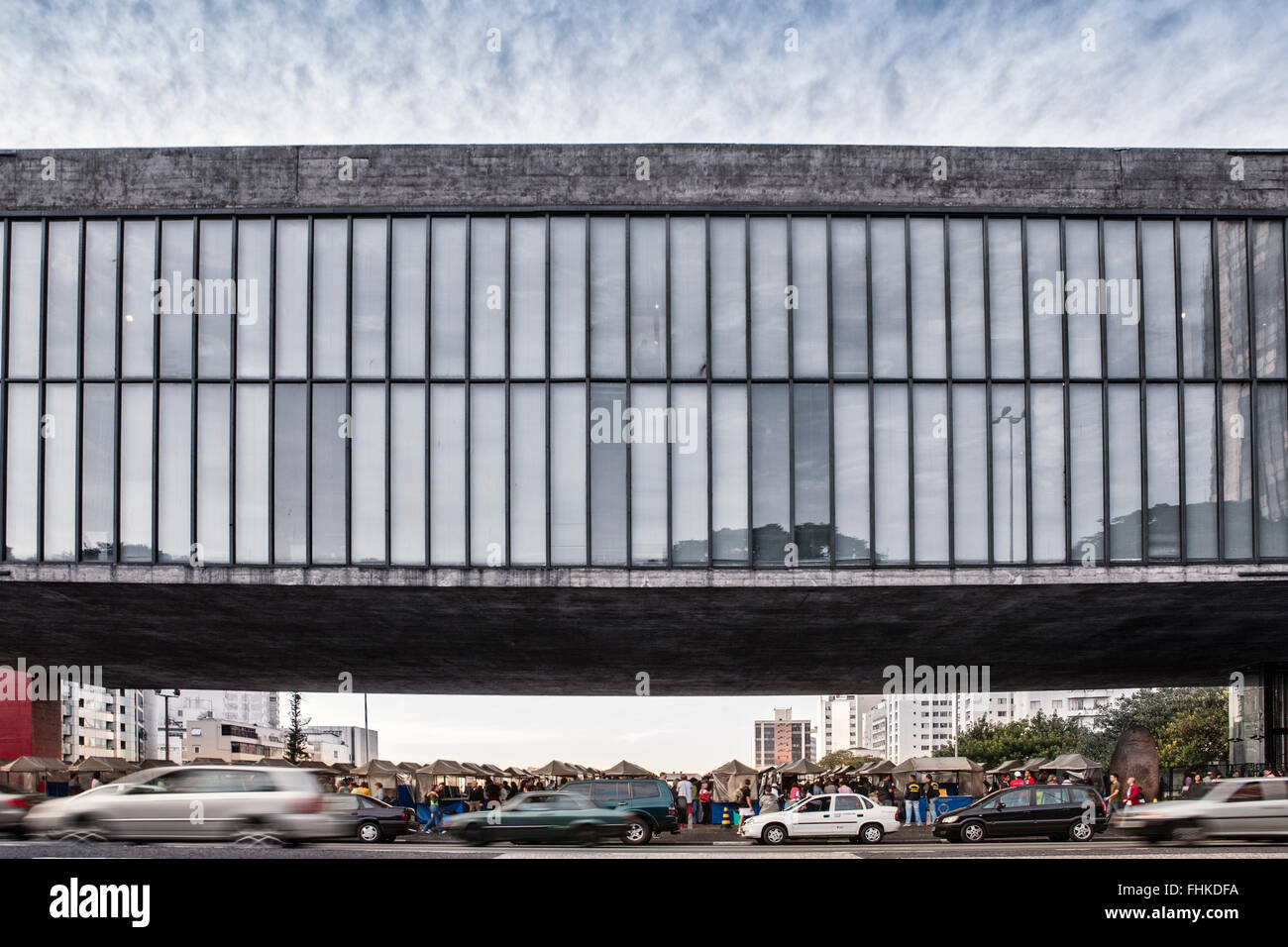 Museum of Art (MASP) in Sao Paulo Stockfoto