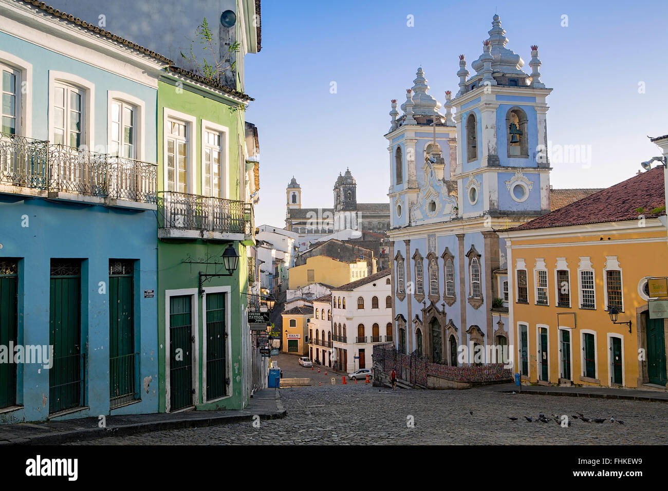 Die UNESCO geschützten historischen Zentrum von Salvador in Bahia, Brasilien Stockfoto