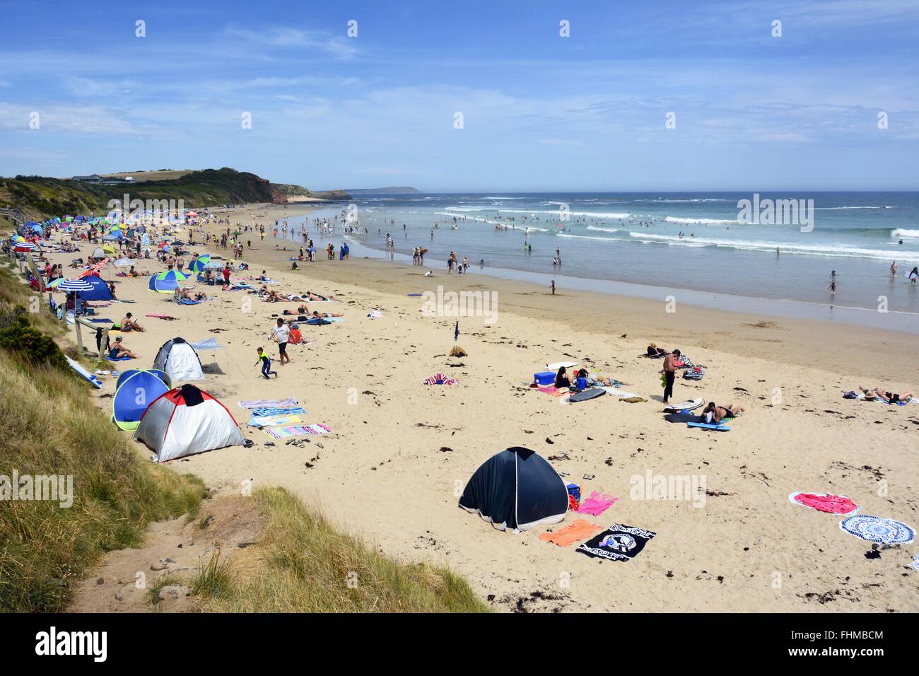 Phillip Island, Australien – Januar 2016. Smiths Strand auf Phillip Island. Stockfoto