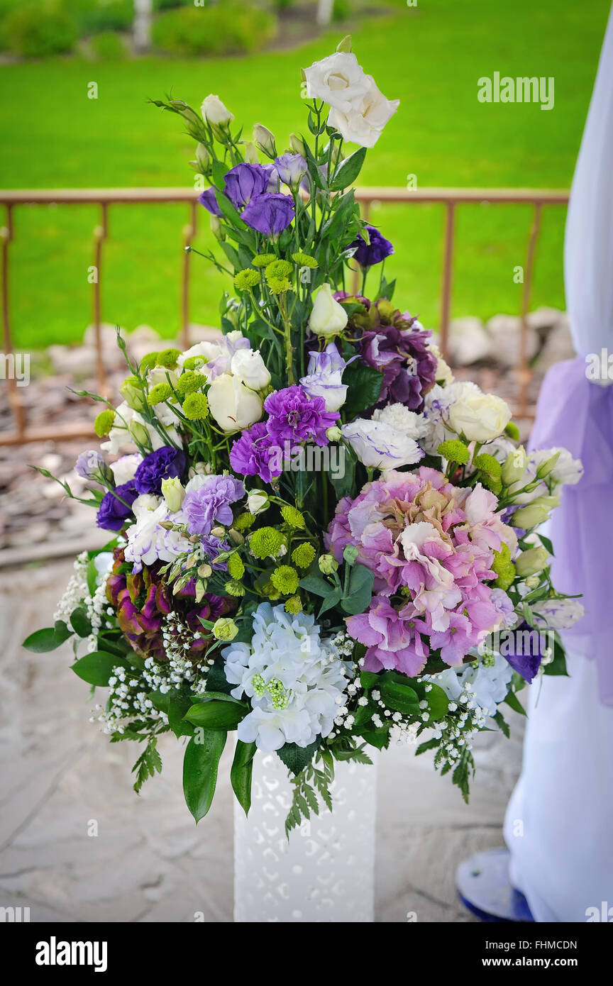 Großer Blumenstrauß Blüte Stockfoto