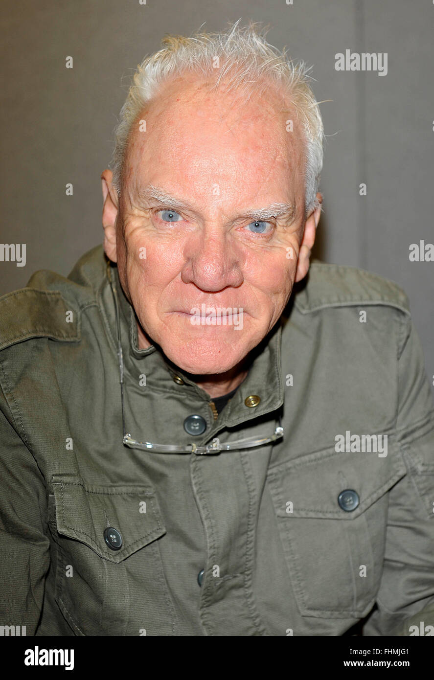 Malcolm Mcdowell besucht Collectormania 19 im Stadion: mk, Milton Keynes Stockfoto