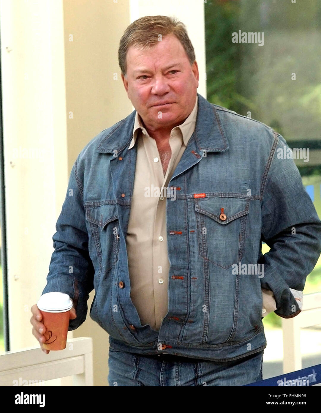 William "Bill" Shatner in der Mitte Miltn keyens Stockfoto