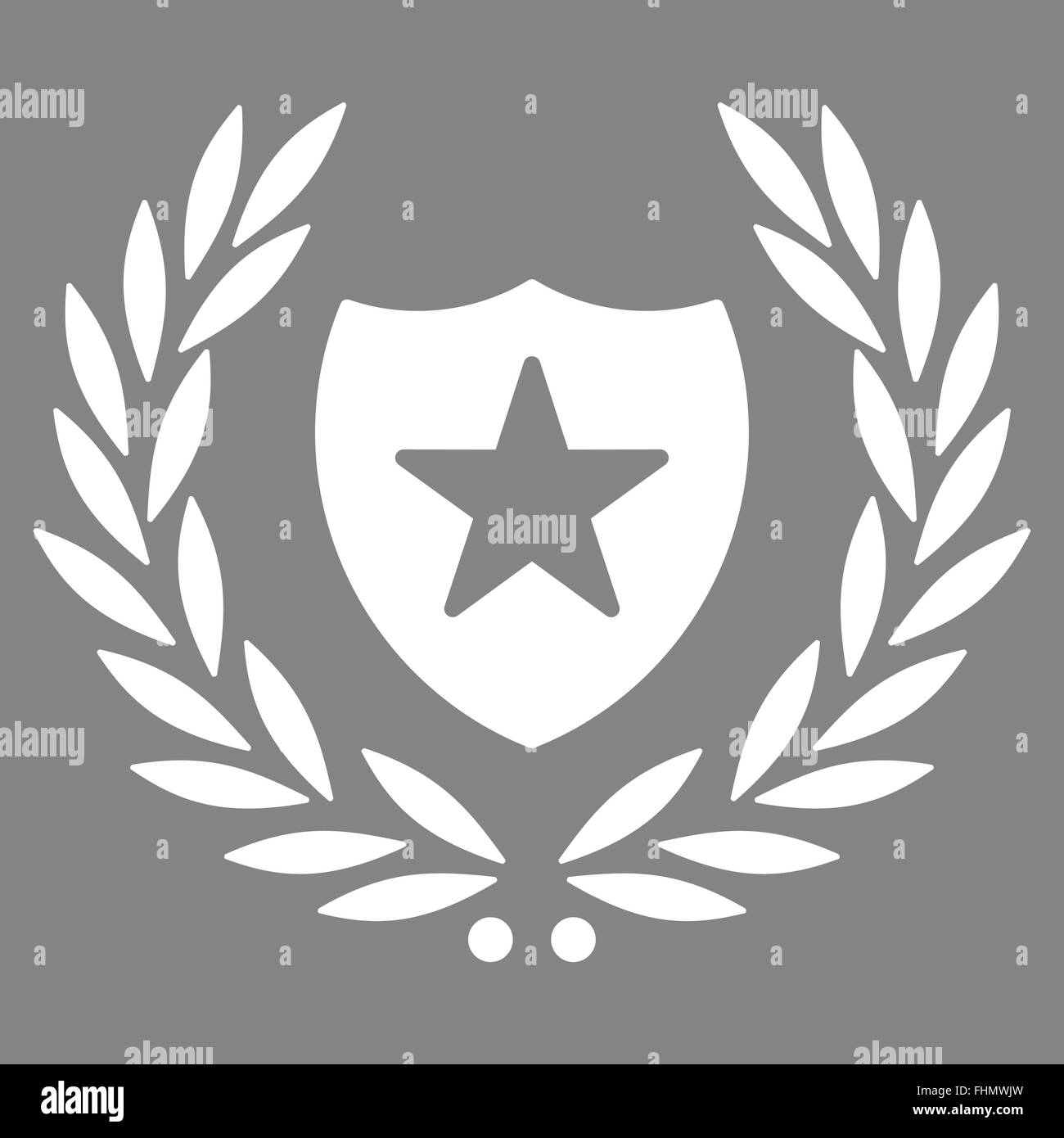 Schild-Symbol von Wettbewerb Amp; Erfolg-Bicolor Icon-Set Stockfoto