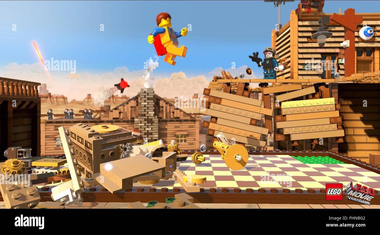 Emmet Poster Der Lego Film 2014 Stockfotografie Alamy