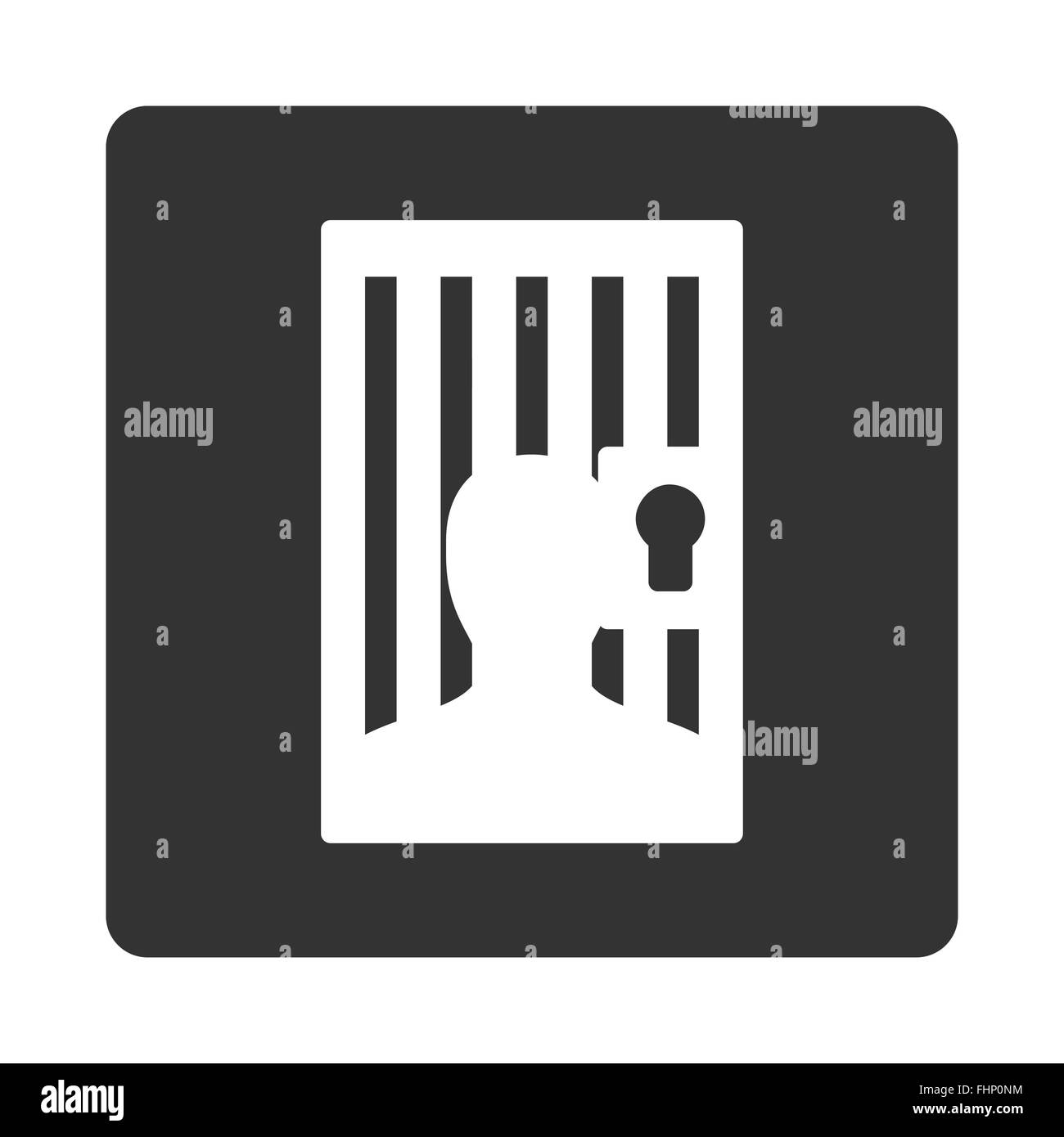 Gefängnis-Symbol Stockfoto