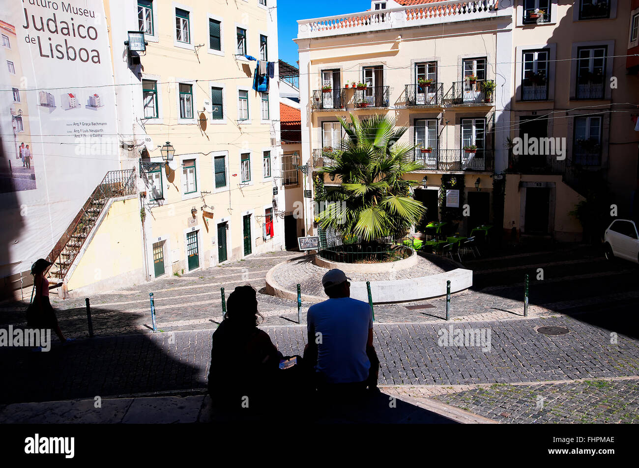 Das jüdische Museum in der Alfama Viertel von Lissabon Portugal Stockfoto