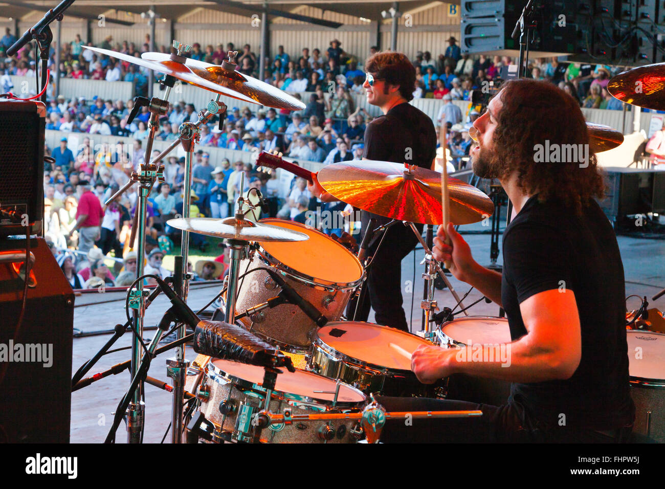 Trombone Shorty & Orleans Avenue führen Sie auf dem 58. Monterey Jazz Festival - California Stockfoto