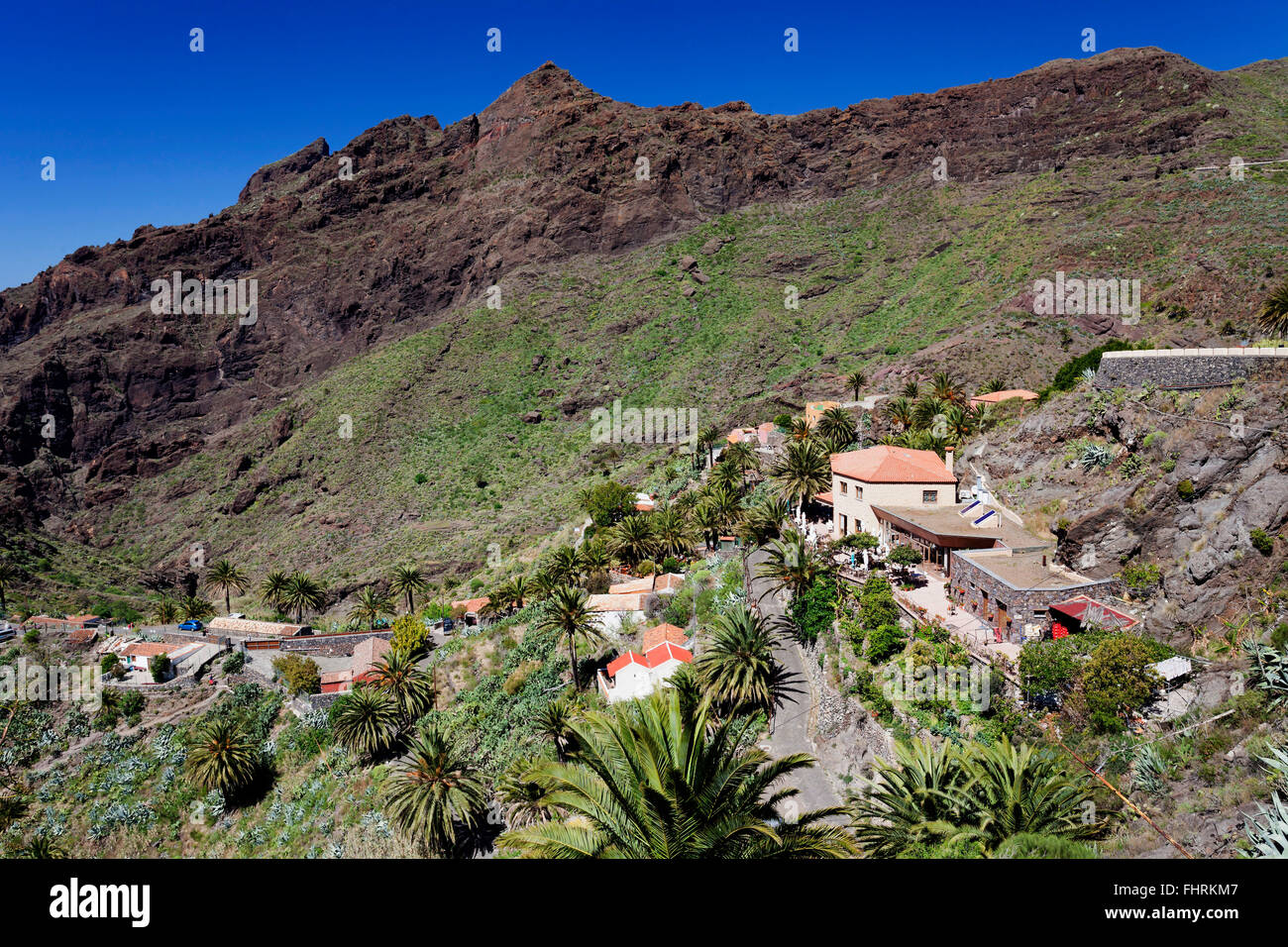 Masca des Teno-Massivs, Teneriffa, Kanarische Inseln, Spanien Stockfoto