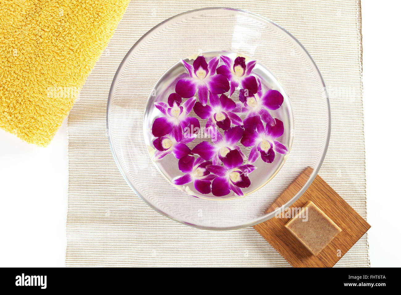 Wellness-Hintergrund. Stockfoto