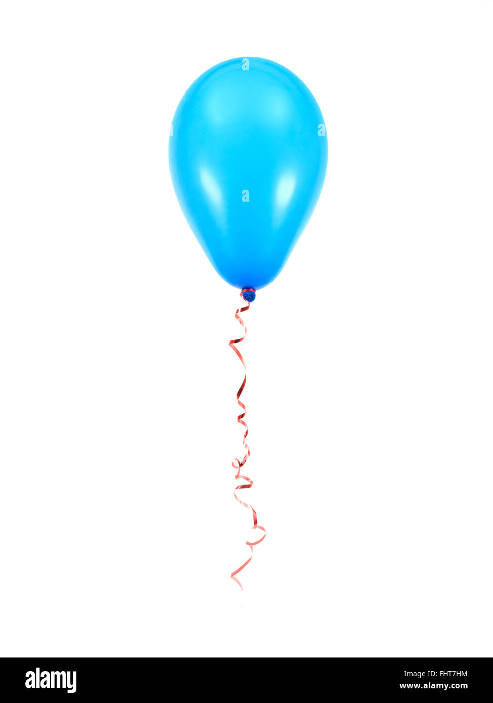 Blaue Ballons Stockfoto