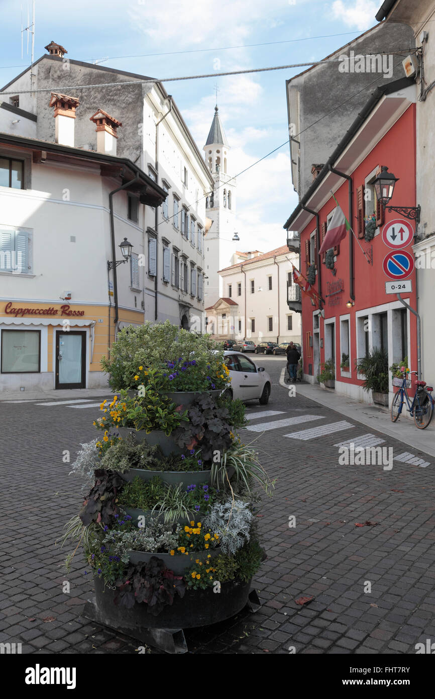 Blick auf die Stadt von Gorizia Stockfoto