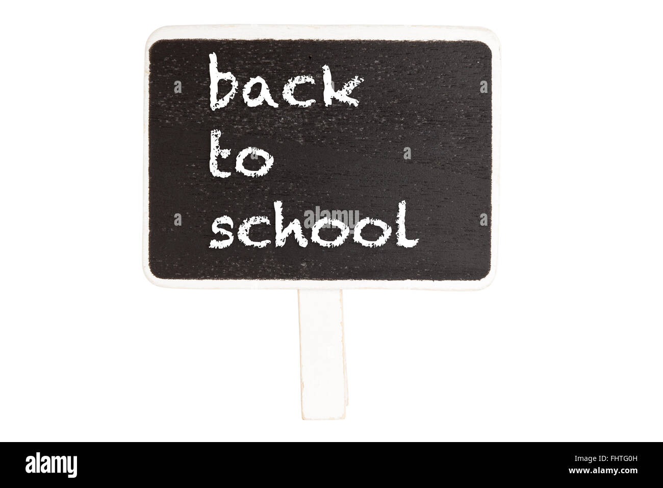 Blackboard isoliert. Stockfoto