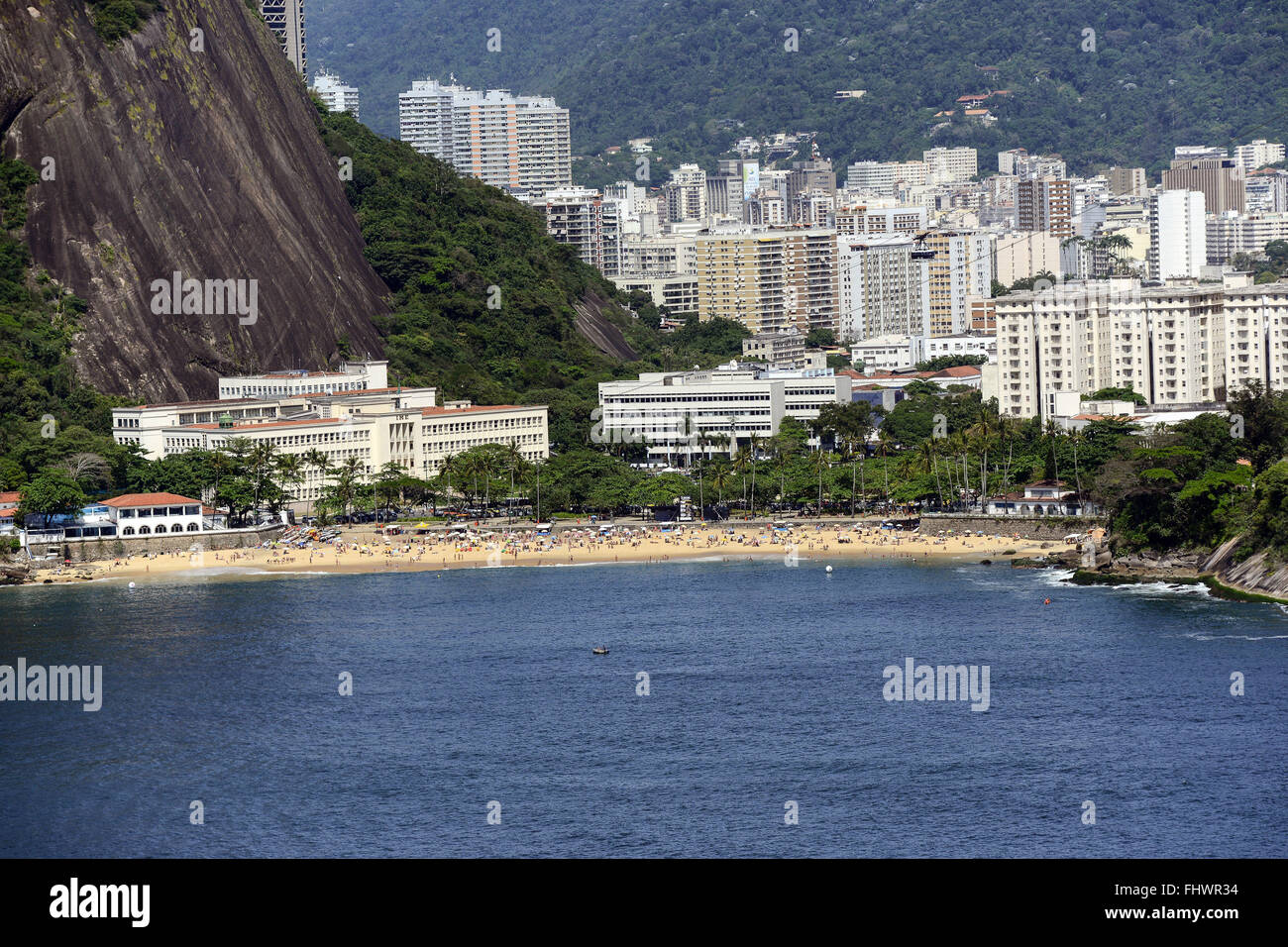 Luftaufnahme der Red Beach mit Militär Kreis und militärischen Institute of Engineering links Stockfoto