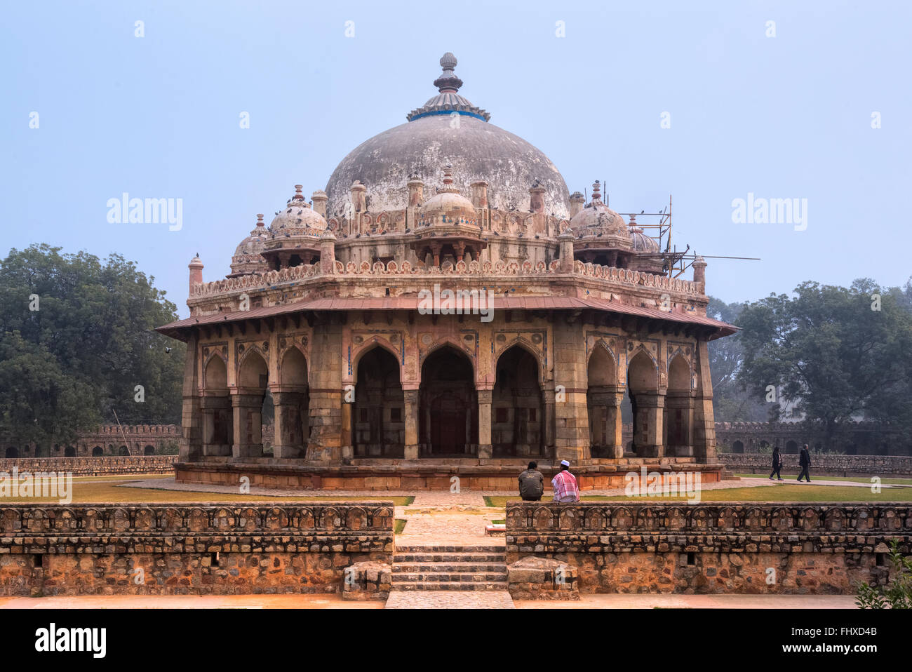 Isa Khan Niyazi Grab, Delhi, Indien, Asien Stockfoto