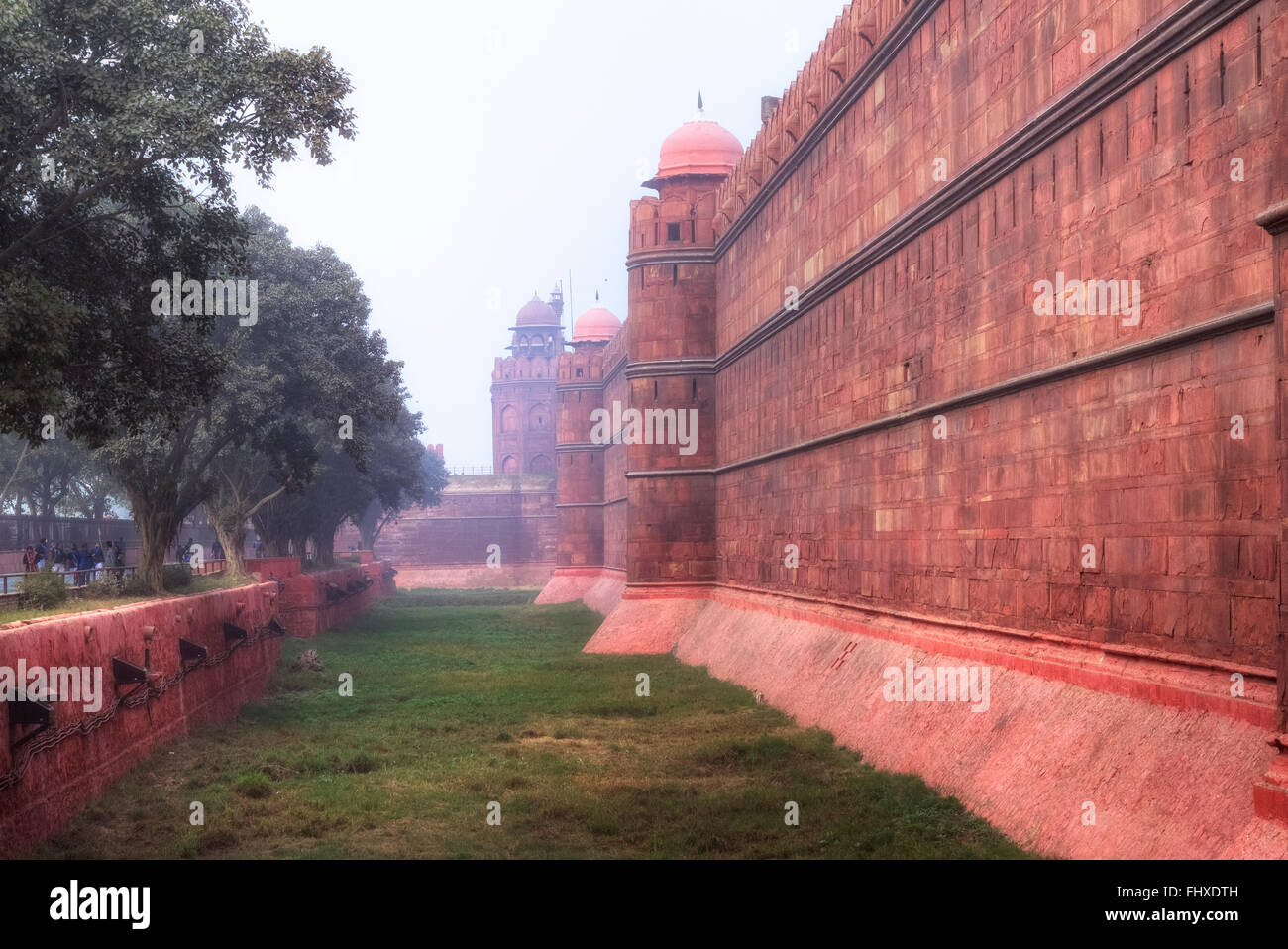 Roten Fort, Delhi, Indien, Asien Stockfoto