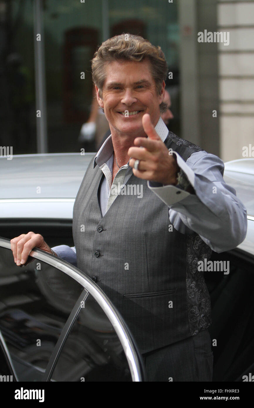 David Hasselhoff (Kredit Bild © Jack Ludlam) Stockfoto