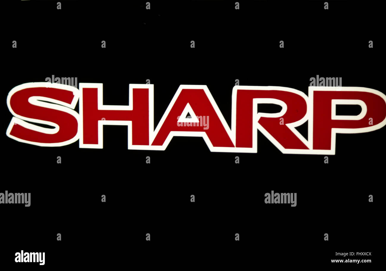 Markennamen: "Sharp", Berlin. Stockfoto