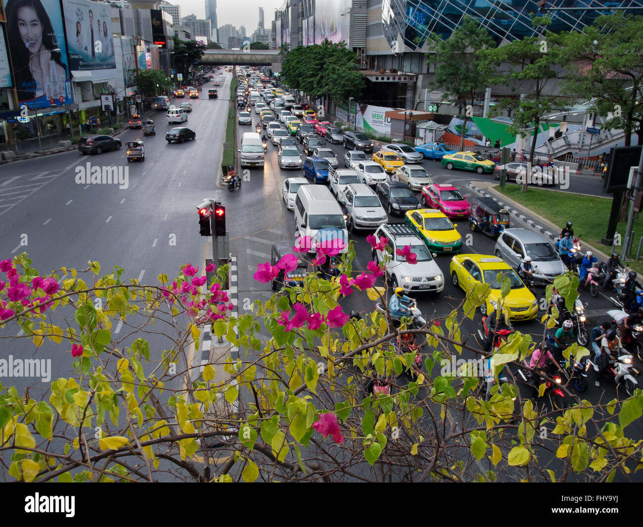 Rush Hour Traffic Bangkok thailand Stockfoto
