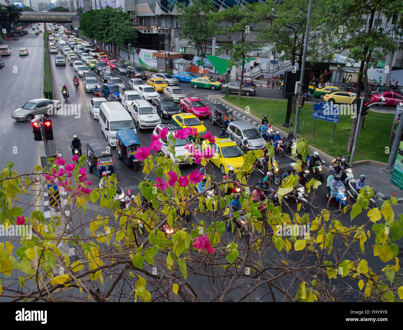 Rush Hour Traffic Bangkok thailand Stockfoto