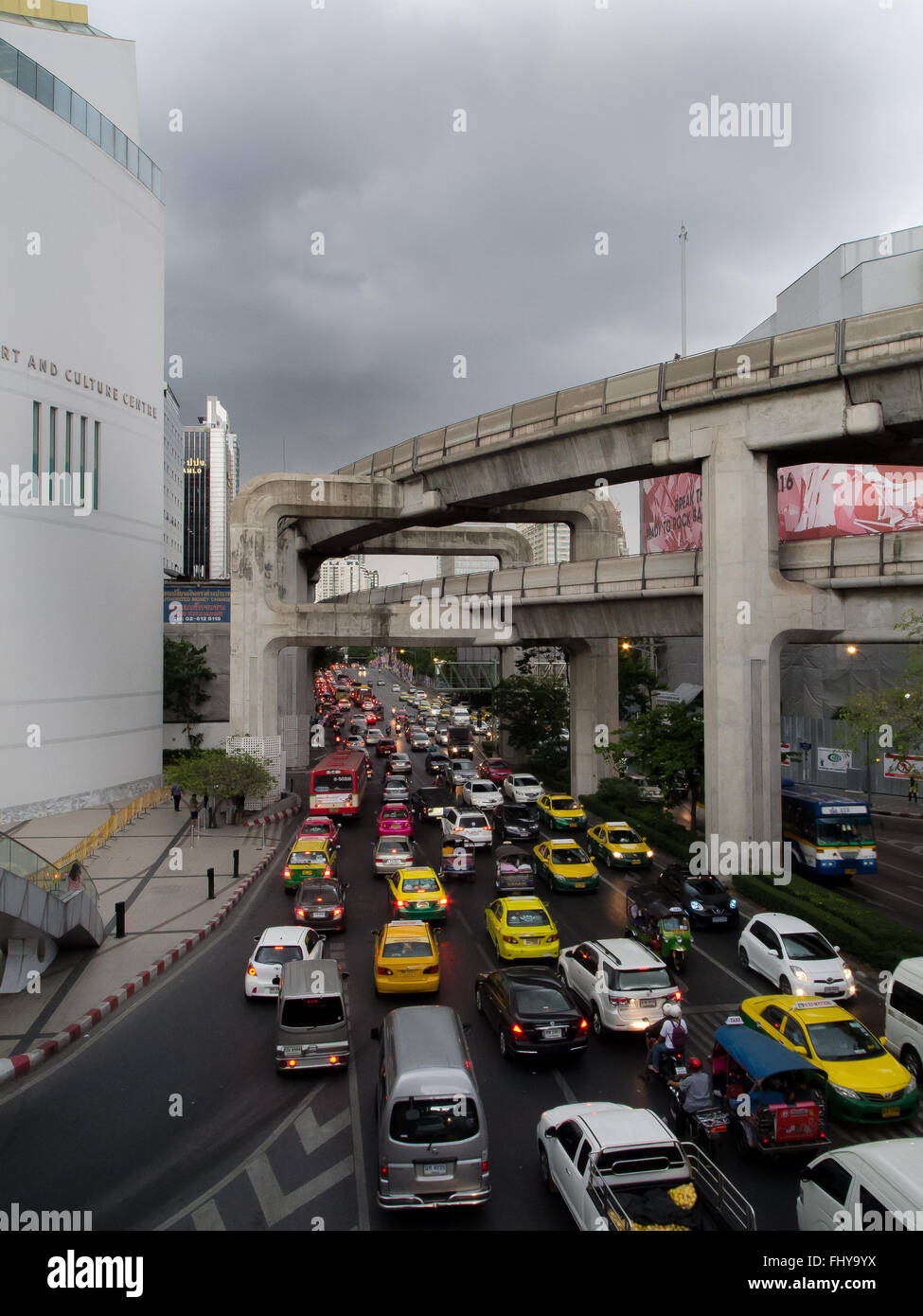 Rush Hour Traffic Bangkok thailand Stockfoto