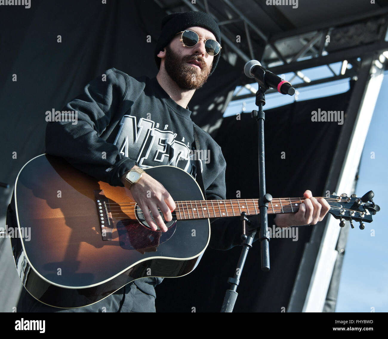 Philadelphia, Pennsylvania, USA. 31. Januar 2016. X-Botschafter führen bei Radio 1045 Winter Jam 2016 um XFINITY Leben! Stockfoto