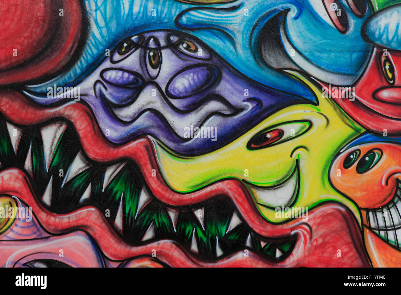 Wynwood Wände, Miami Stockfoto