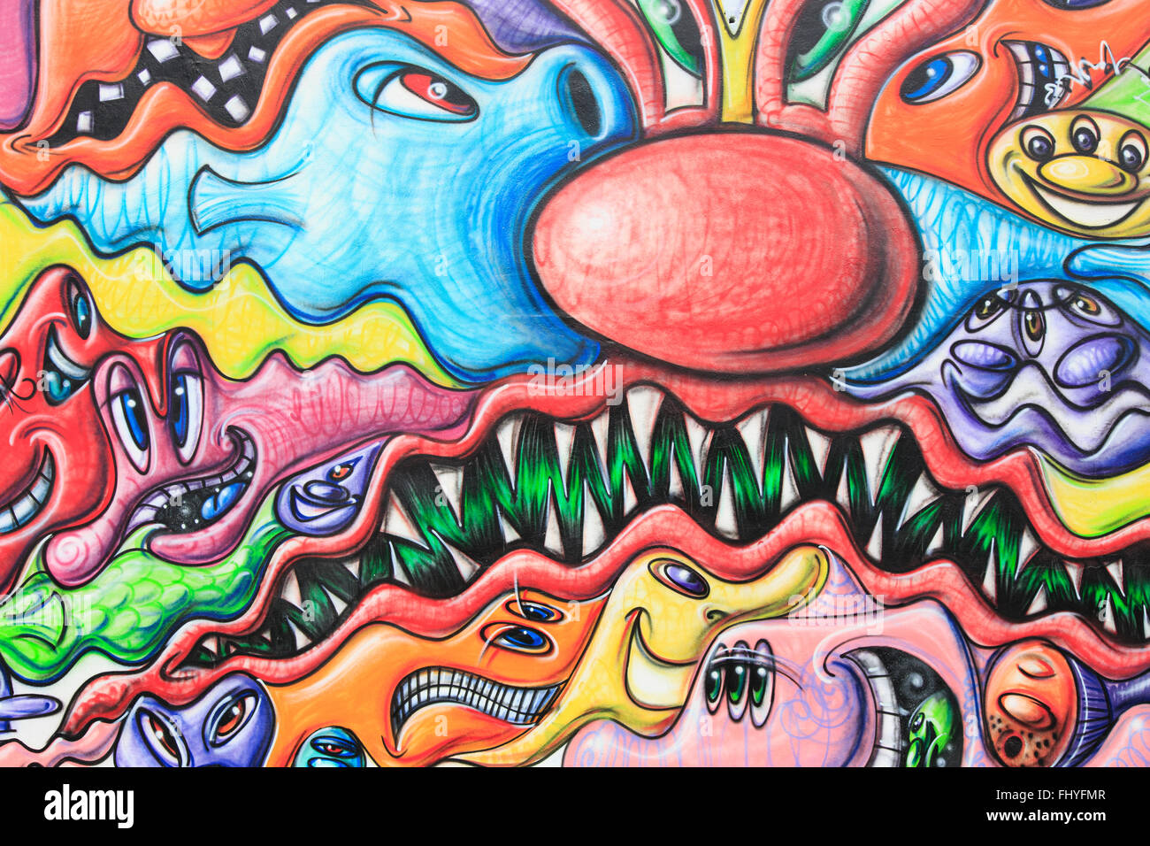 Wynwood Wände, Miami Stockfoto