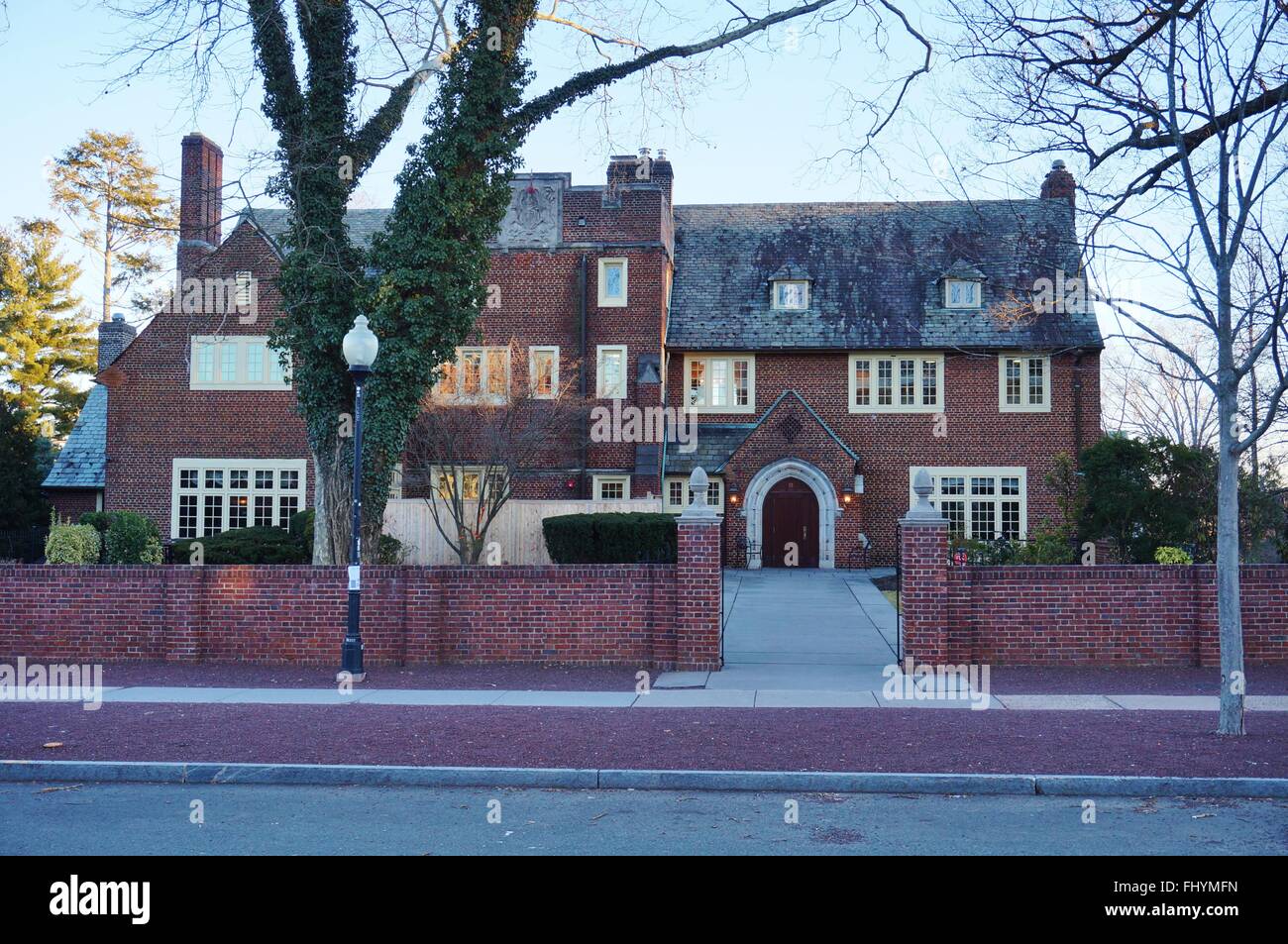 Ein Essen Club befindet sich im Prospect Avenue (The Street) auf dem Campus der Ivy League Princeton University college Stockfoto