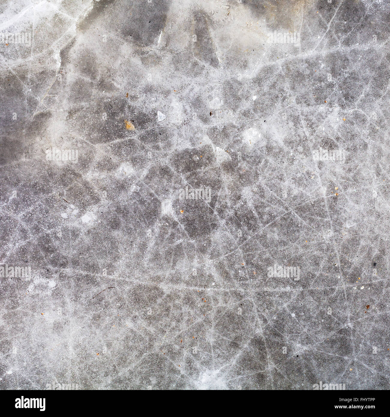 natürlichen Hintergrund - Eis auf zugefrorenen See in kalten Wintertag Stockfoto