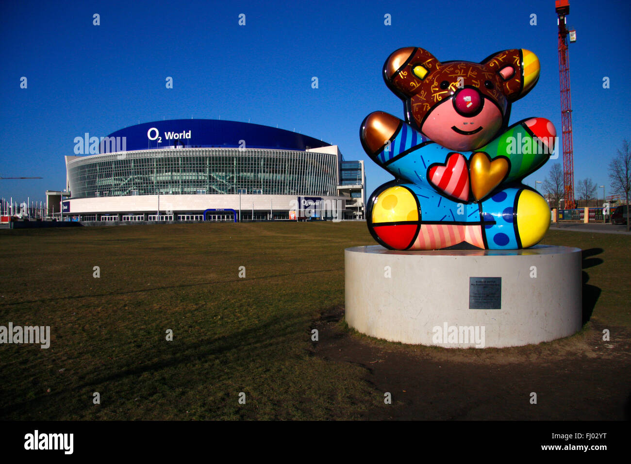 O2 Arena, Berlin-Friedrichshain. Stockfoto