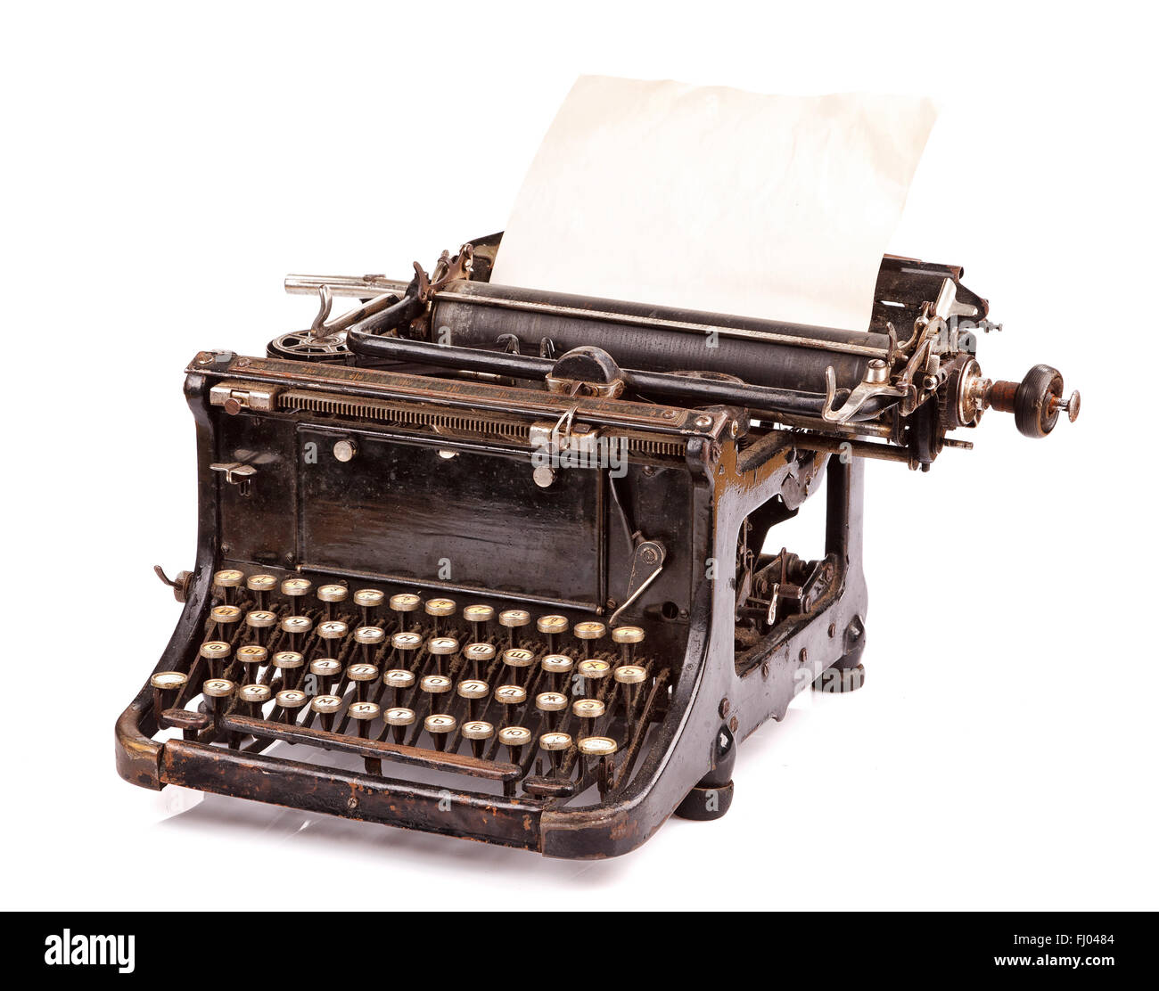 alte Vintage Schreibmaschine Stockfoto
