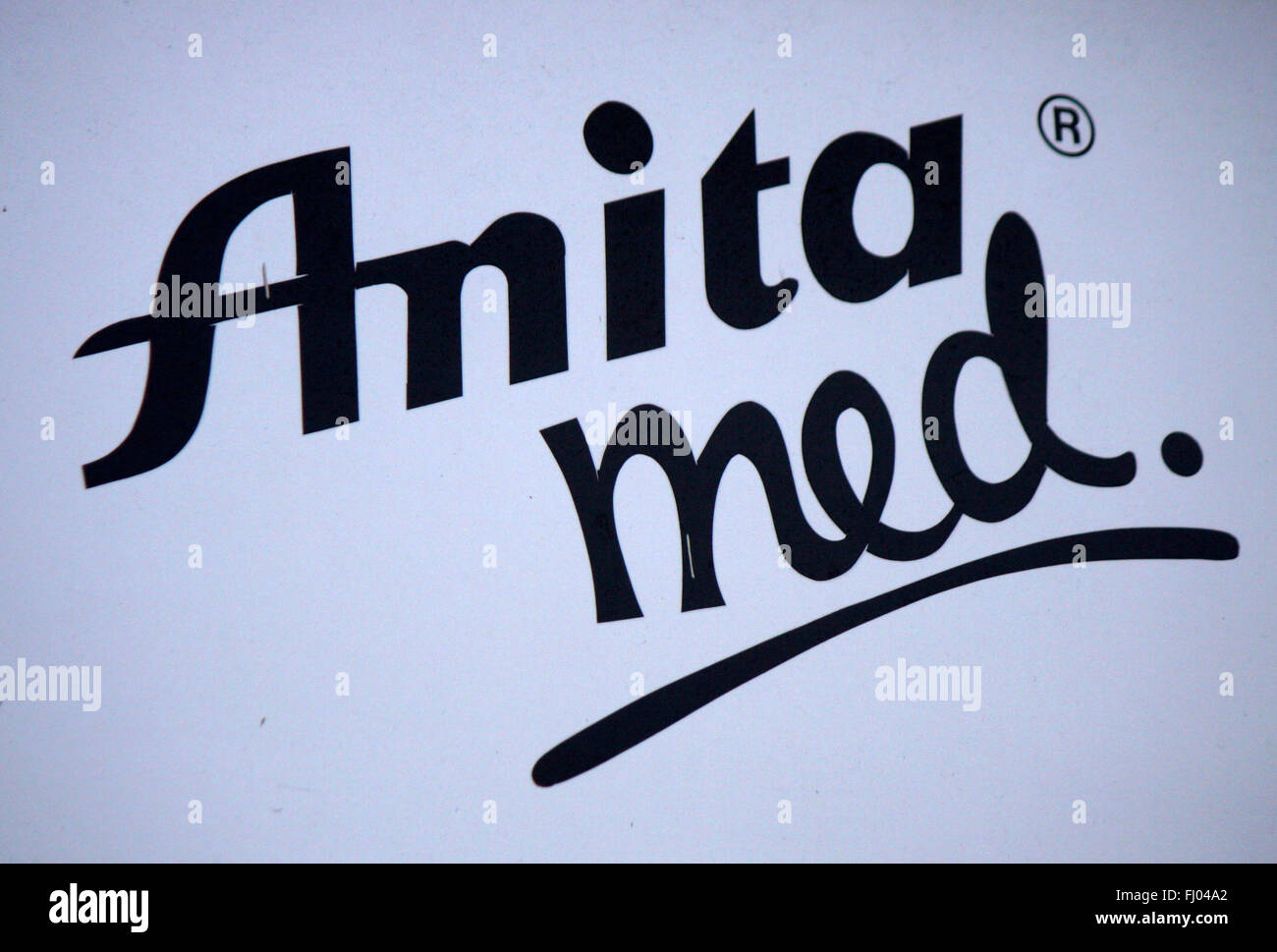 Markenname: "Anita Med", Berlin. Stockfoto